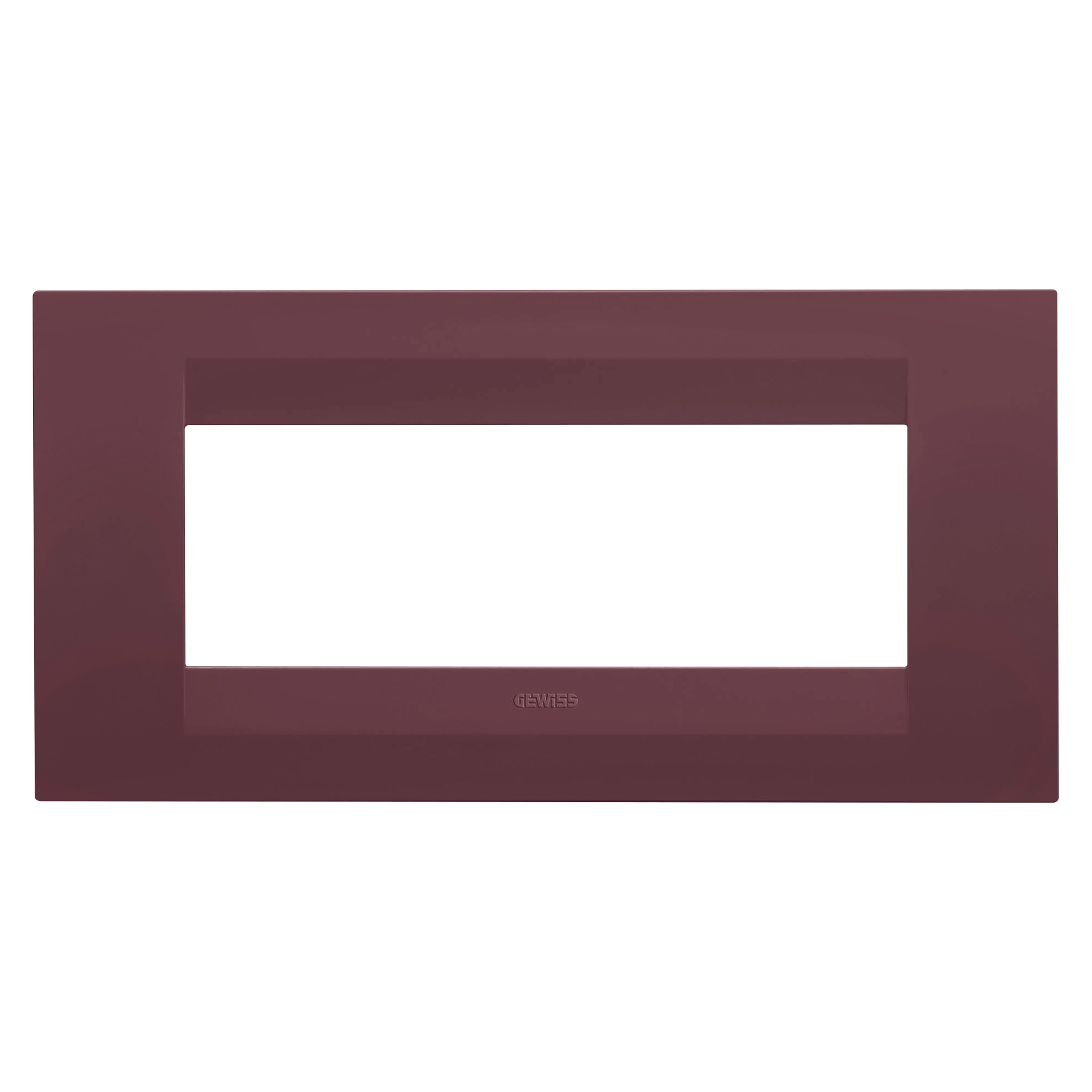 GEWISS GEWGW16406VD PLACCA GEO 6M TUSCAN RED