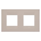 GEWISS - GEWGW16423TC PLACCA GEO INTERNATIONAL - IN TECNOPOLIMERO - 2+2 POSTI ORIZZONTALE - CANAPA - CHORUSMART