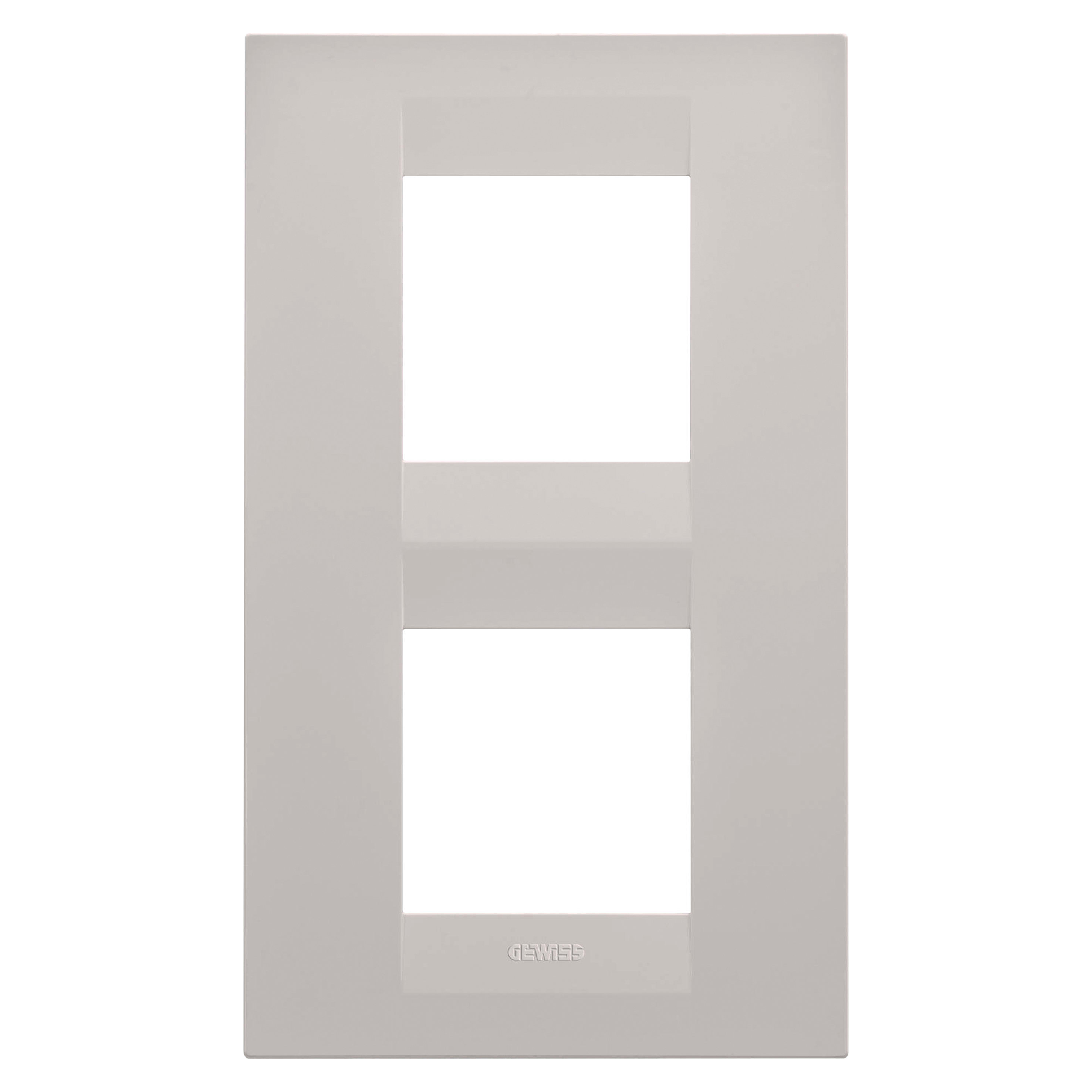 GEWISS - GEWGW16424VL PLACCA GEO INT.2+2M V NATURAL BEIGE