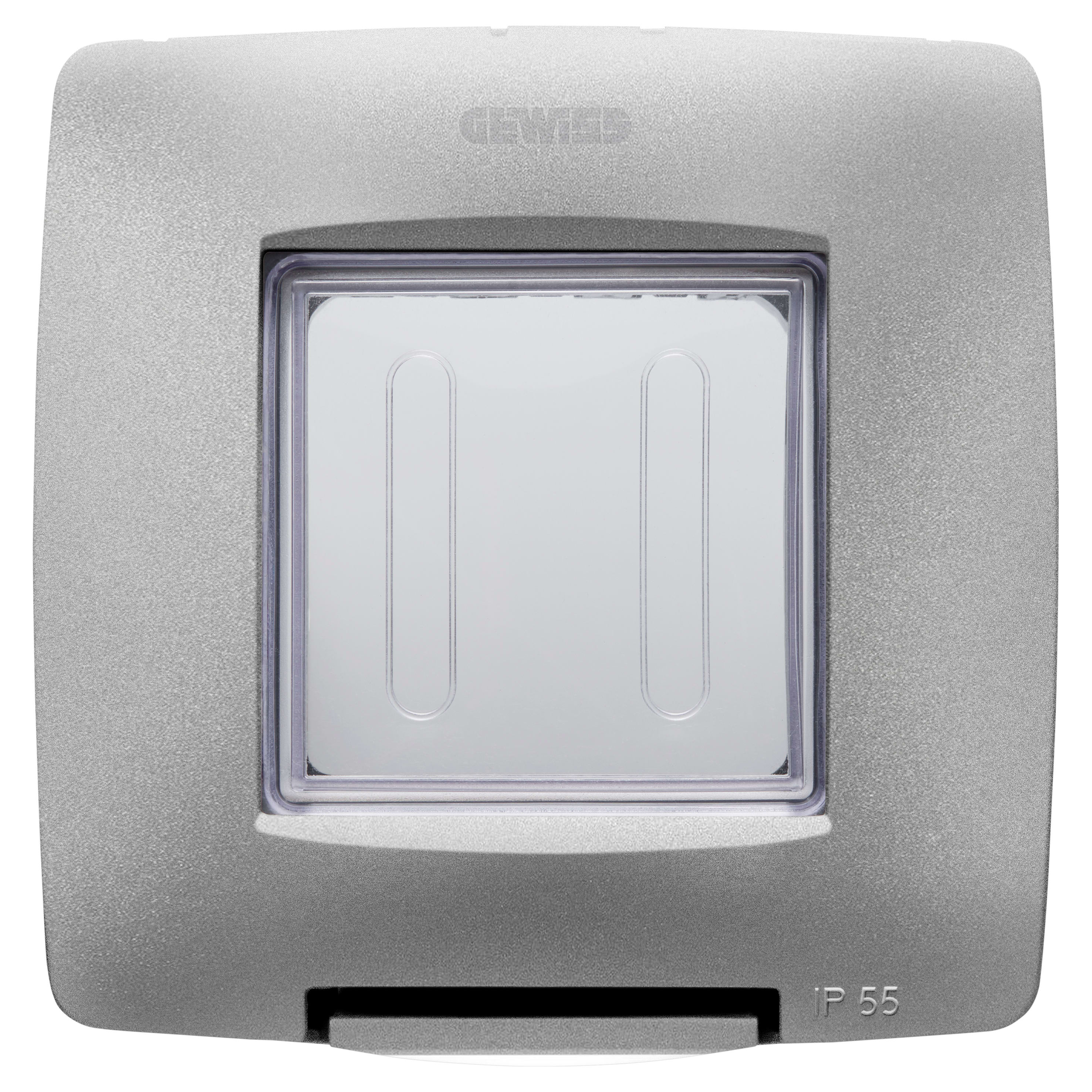 GEWISS GEWGW16702VTN PLACCA STAGNA 2M IP55 TITANIO