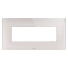 GEWISS - GEWGW16906CL PLACCA ICE - IN VETRO - 6 POSTI - NATURAL BEIGE - CHORUSMART