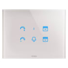 GEWISS - GEWGW16955CL PLACCA ICE TOUCH SIMB. INTERC. NAT.BEIGE