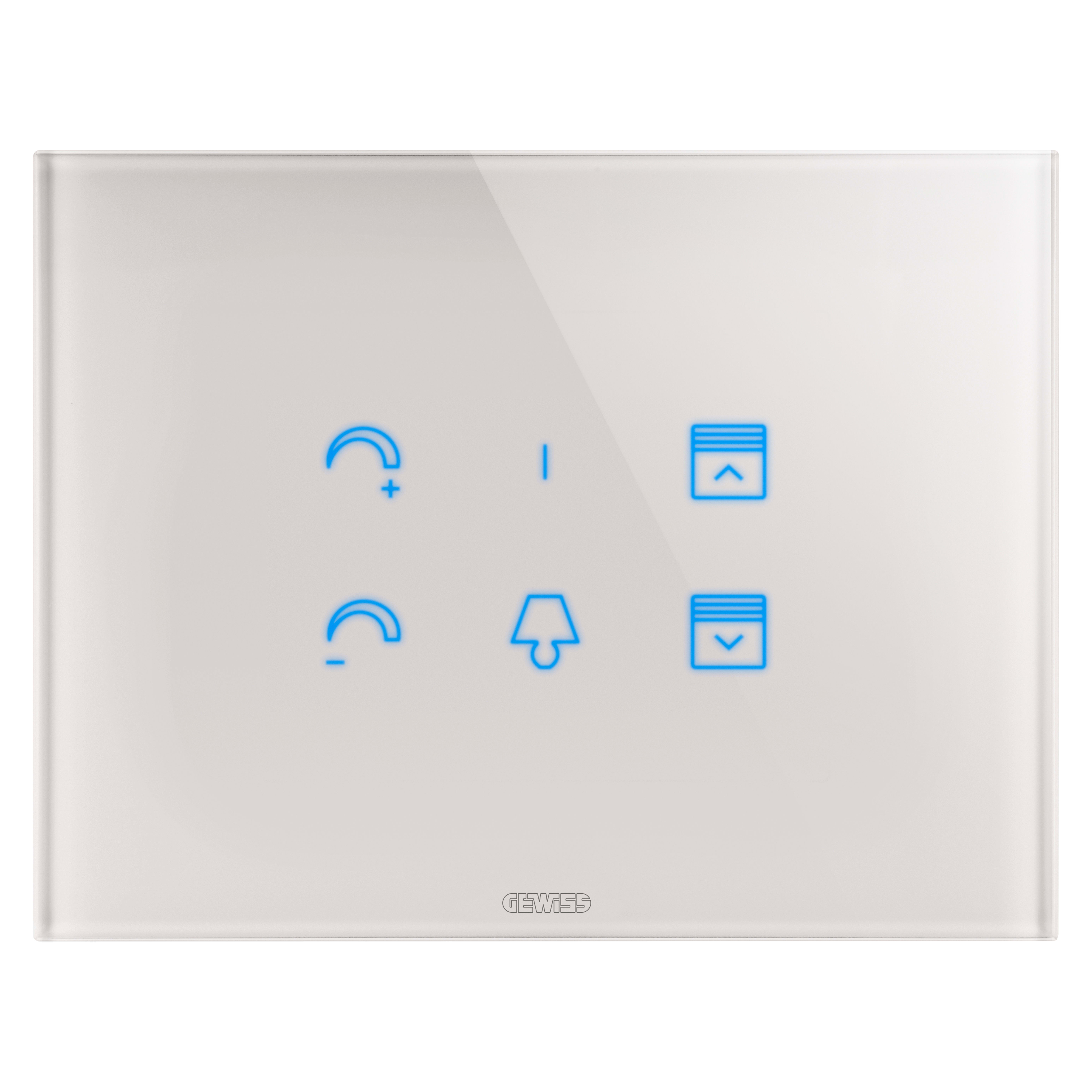GEWISS GEWGW16955CL PLACCA ICE TOUCH SIMB. INTERC. NAT.BEIGE