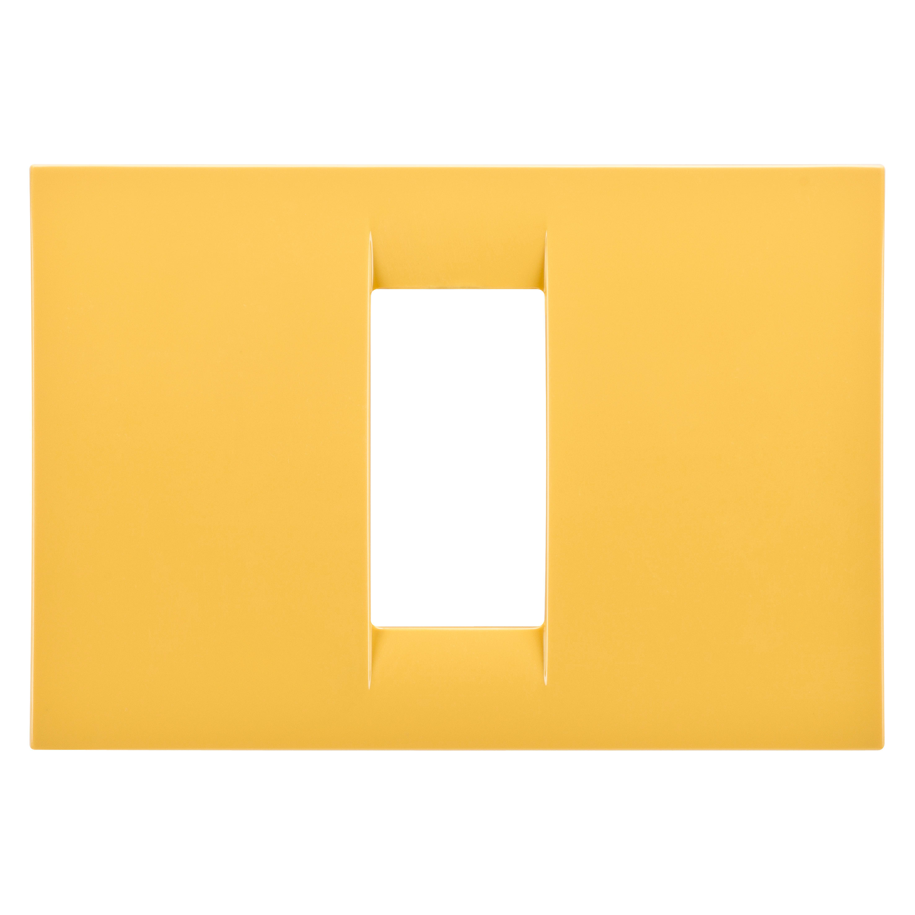 GEWISS GEWGW22181 PLACCA 1M GIALLO MAIS SYSTEM VIRNA