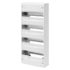 GEWISS - GEWGW40504 CENTRALINO STANDARD FRANCESE - DA PARETE - SENZA PORTA - EQUIPAGGIATO CON MORSETTIERA - 52 MODULI (13X4) - IP30 RAL9016
