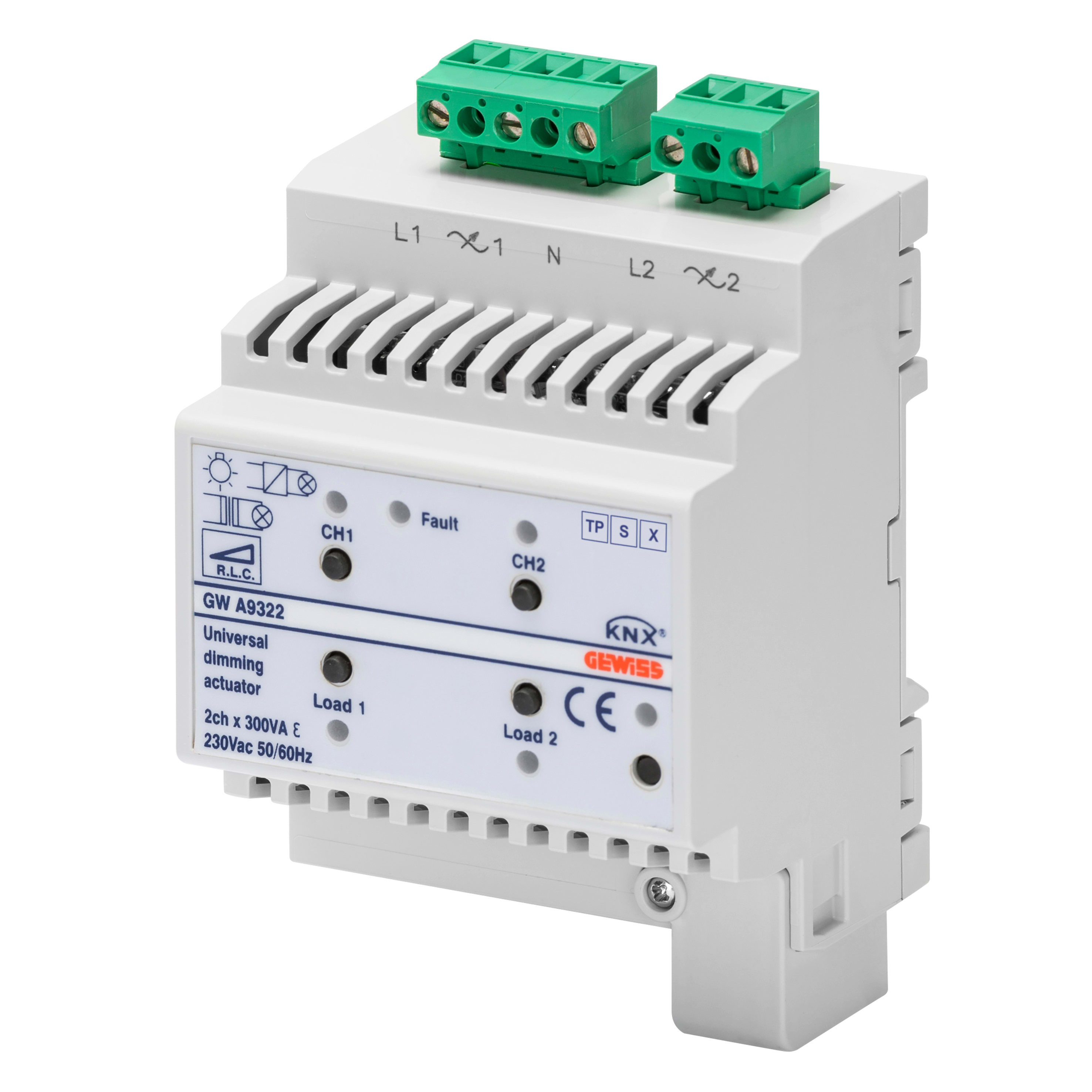 GEWISS GEWGWA9322 DIMMER UNIVER KNX SEC 2 CAN X 300W G.DIN