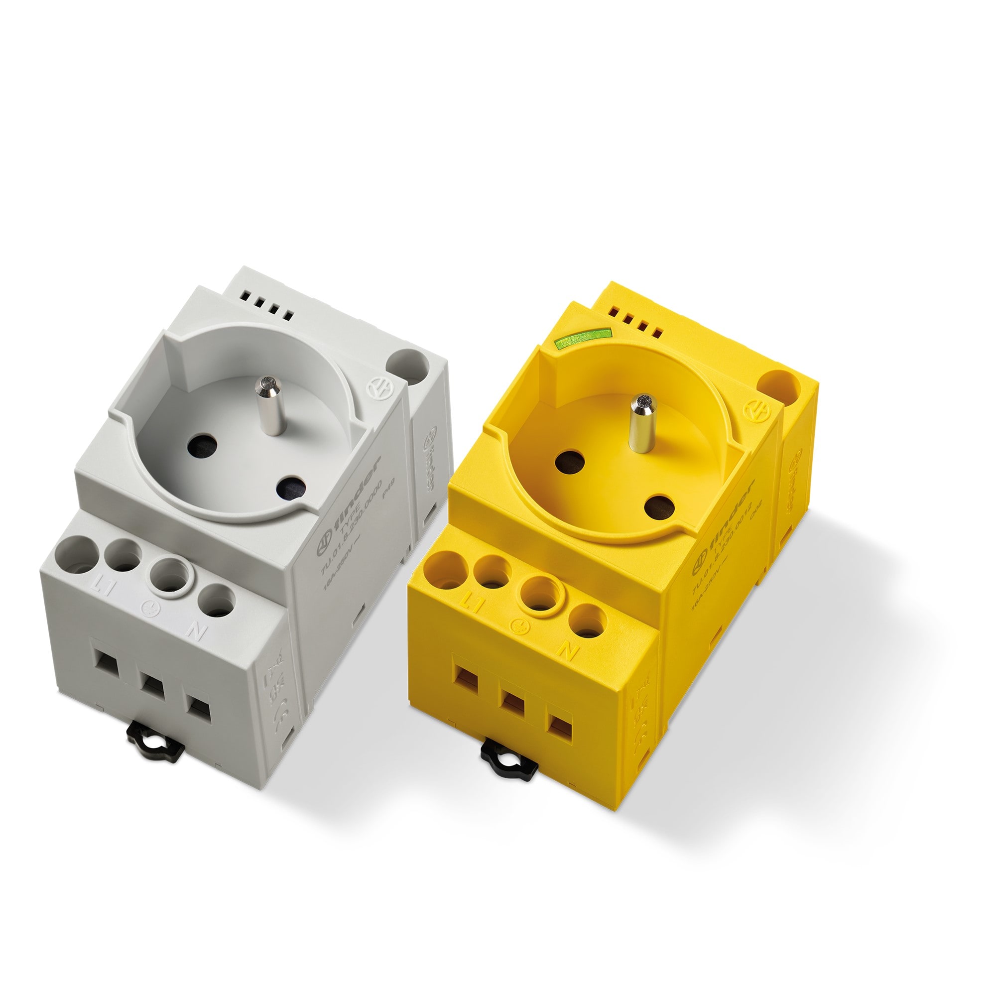 FINDER SPA - FIN7U0182300000 PRESA DA QUADRO-FR GRIGIA