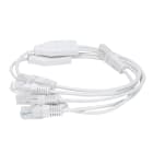GEWISS GEWGW40597 CORDONE TEL.QUADRUPLO 1 IN RJ45/4 OUT