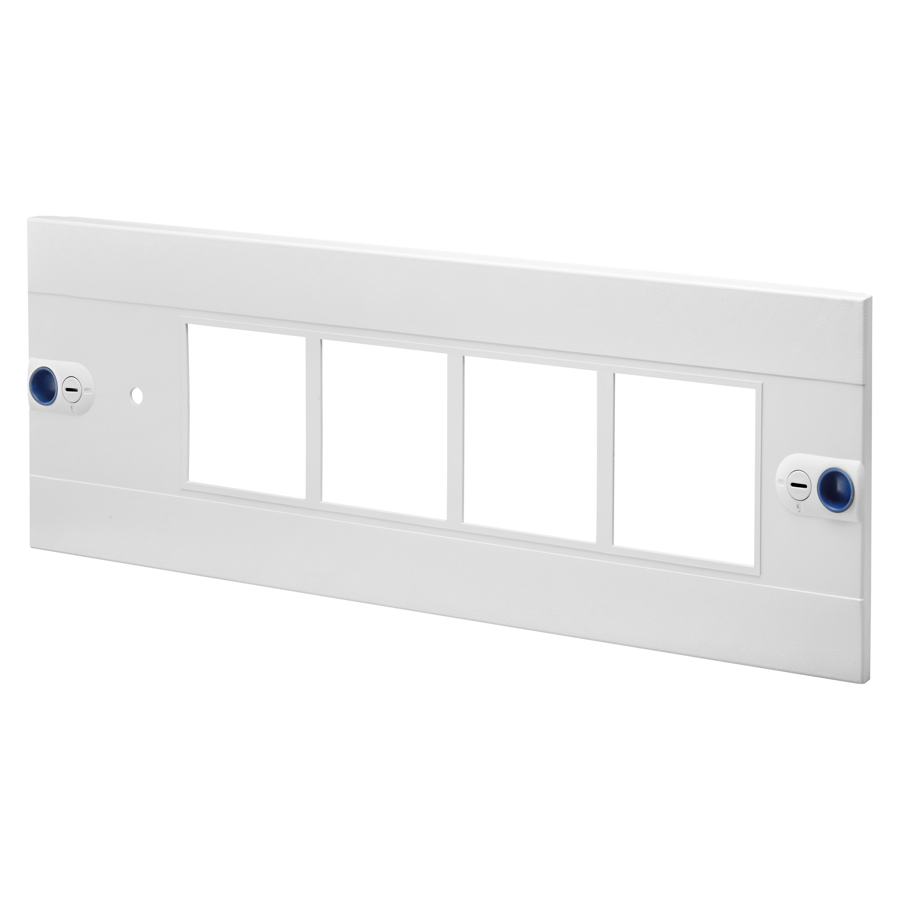 GEWISS - GEWGW47177 PANNELLO FRONTALE PER STRUMENTI DI MISURA E COMMUTATORI - CVX 160I/160E - 24 MODULI - 4 STRUMENTI 96X96 - 600X200