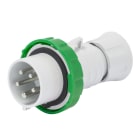 GEWISS - GEWGW60755H SPINA MOBILE DIRITTA HP - IP66/IP67/IP68/IP69 - 2P+T 32A >50V 100-300HZ - VERDE - 10H - CABLAGGIO A VITE