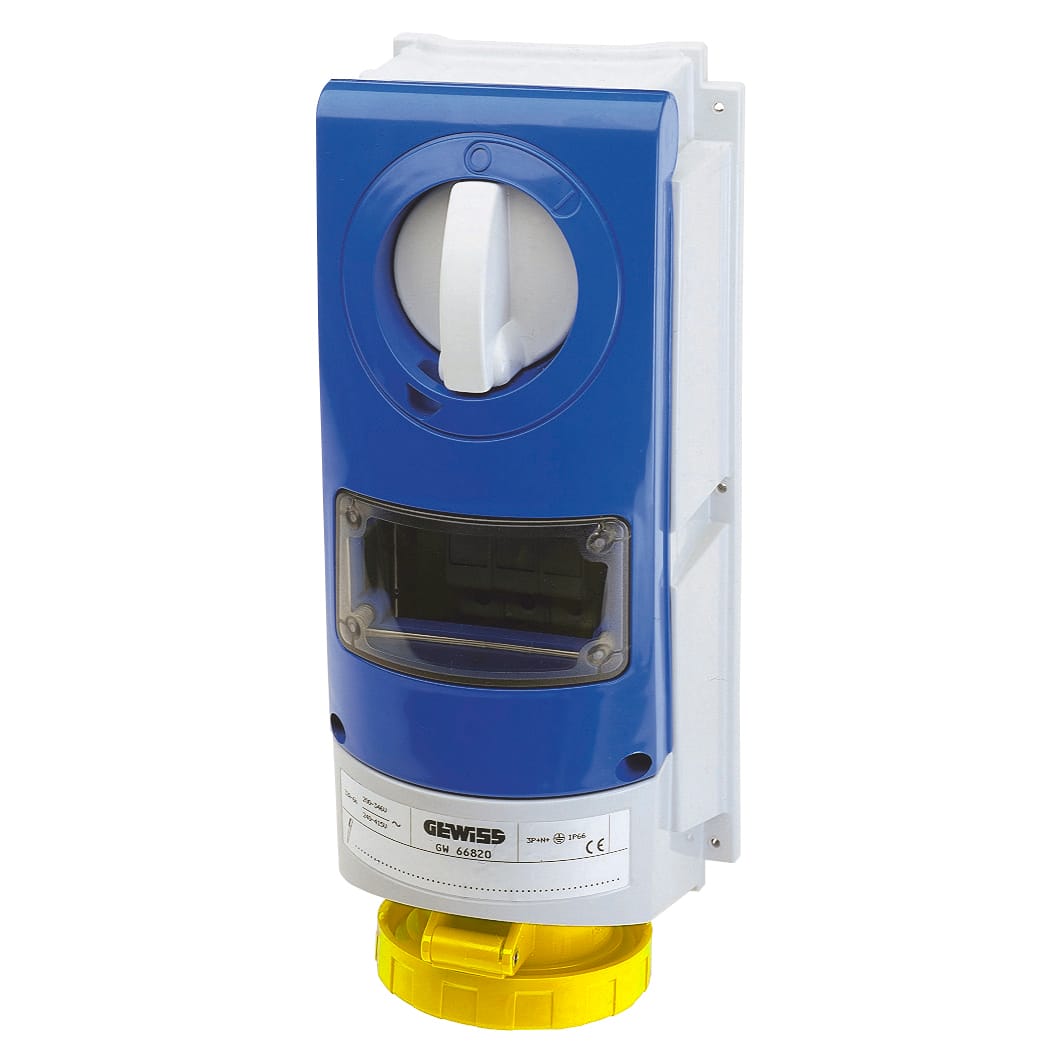 GEWISS - GEWGW66814 PRESA BL.IP66 S.F.3P+N+T 32A 110V 4H CBF