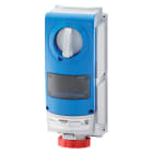 GEWISS - GEWGW66830 PRESA FISSA INTERBLOCCATA VERTICALE - SENZA FONDO STAGNA - PER MONTAGGIO APPARECCHIATURE MODULARI-IMPIEGHI GRAVOSI-2P+T 16A 380-415V-50/60HZ 9H-IP66