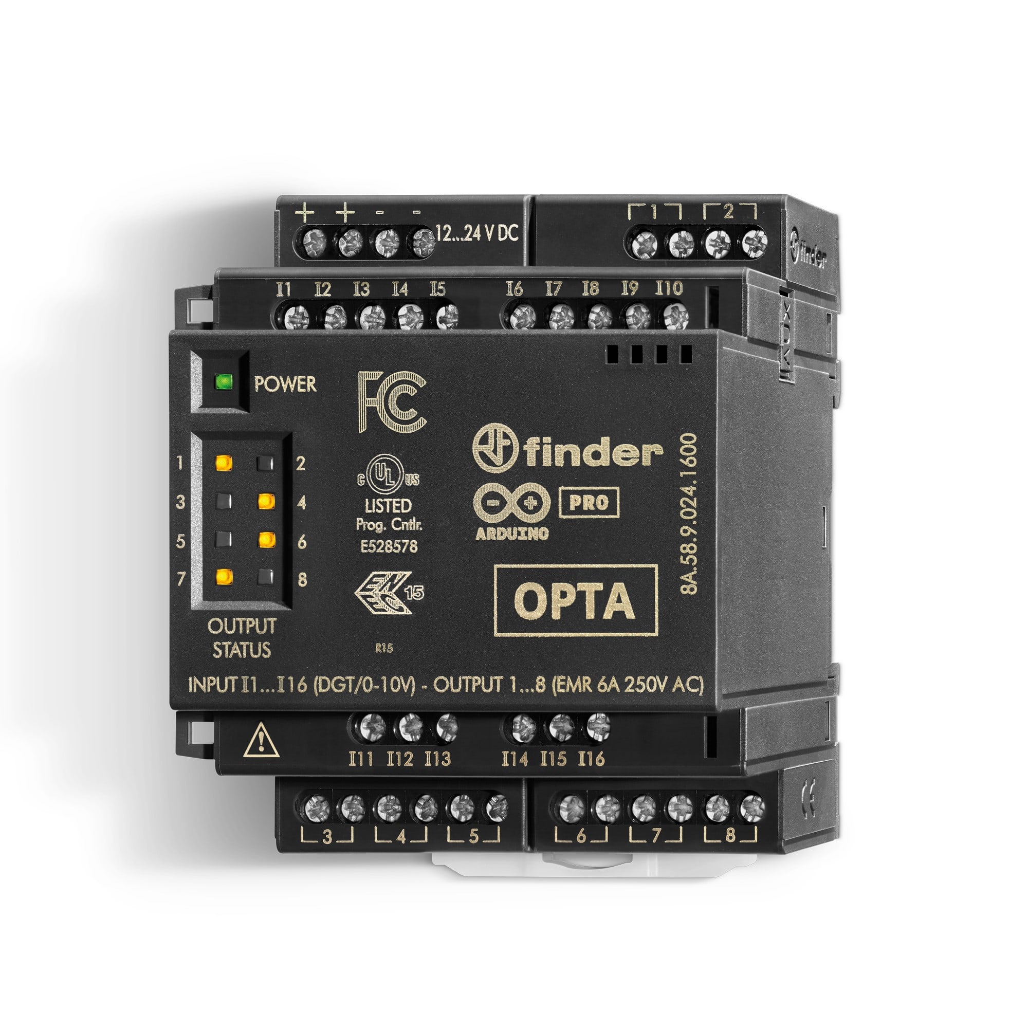 FINDER SPA FIN8A589024160C ESPANSIONE DIGITAL PLR OPTA CODESYS EMR