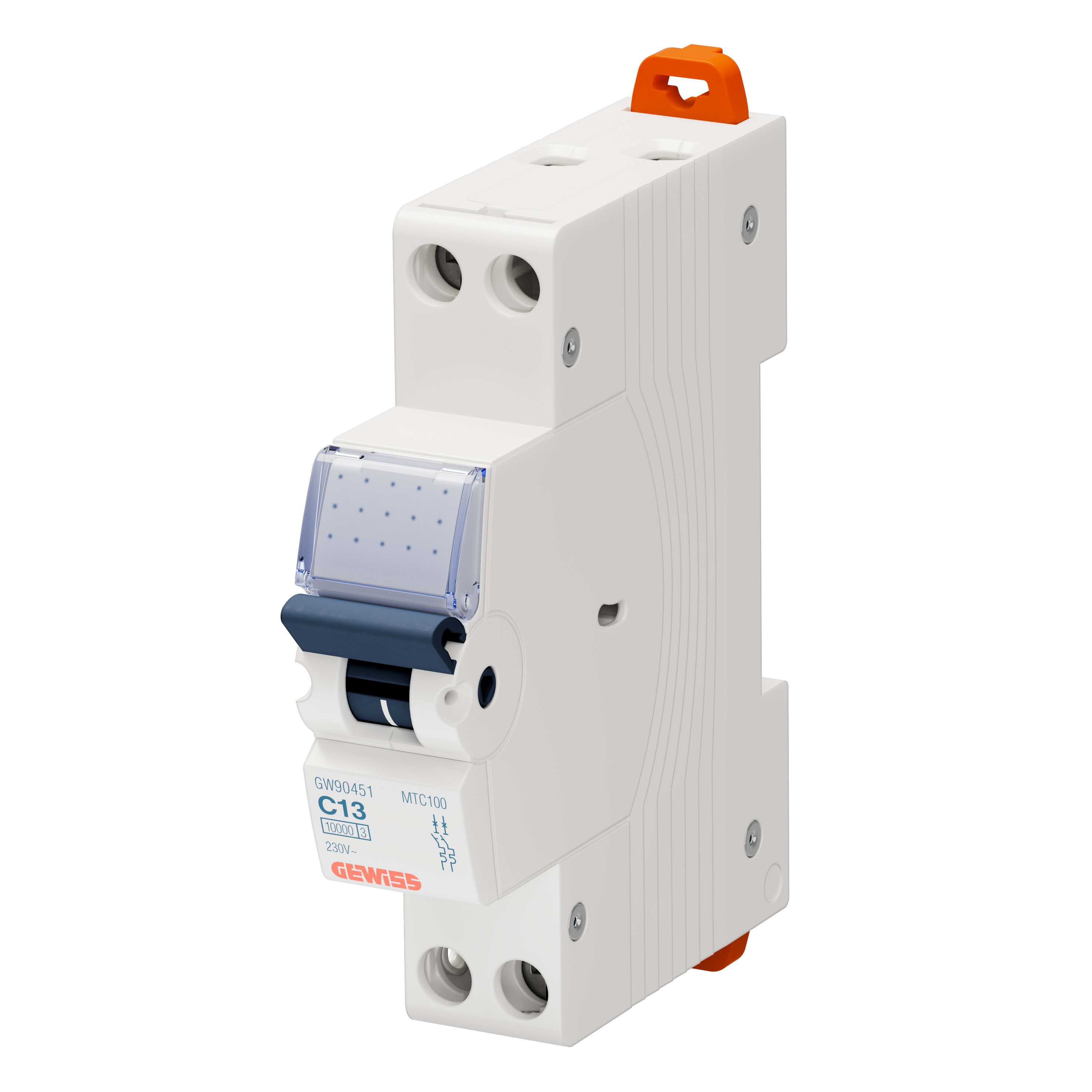 GEWISS GEWGW90451 INT.MAGNET.COMPATTO 2P C13 10KA 1M