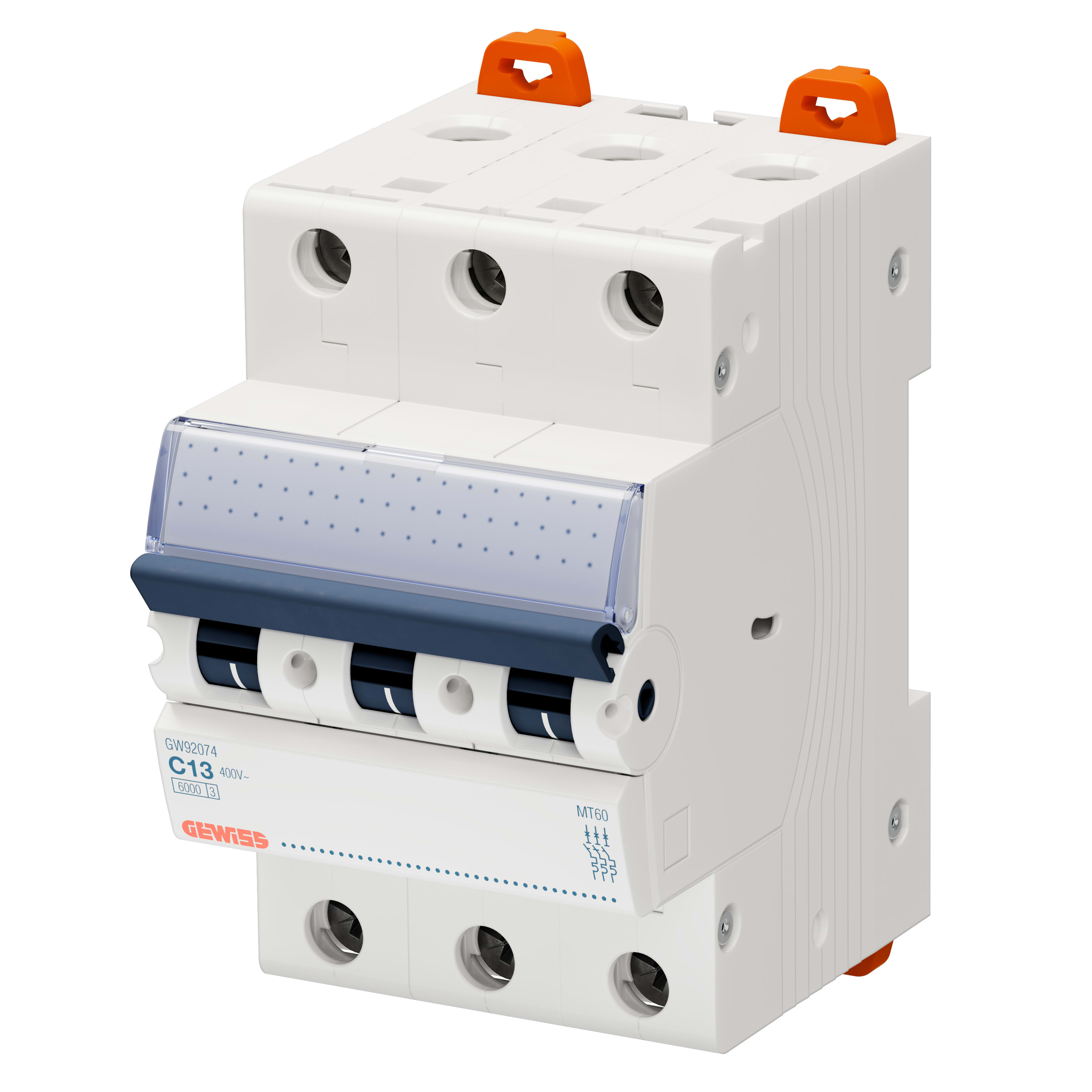 GEWISS GEWGW92074 INT. MAGNETOTERMICO 3P C13 6KA 3M