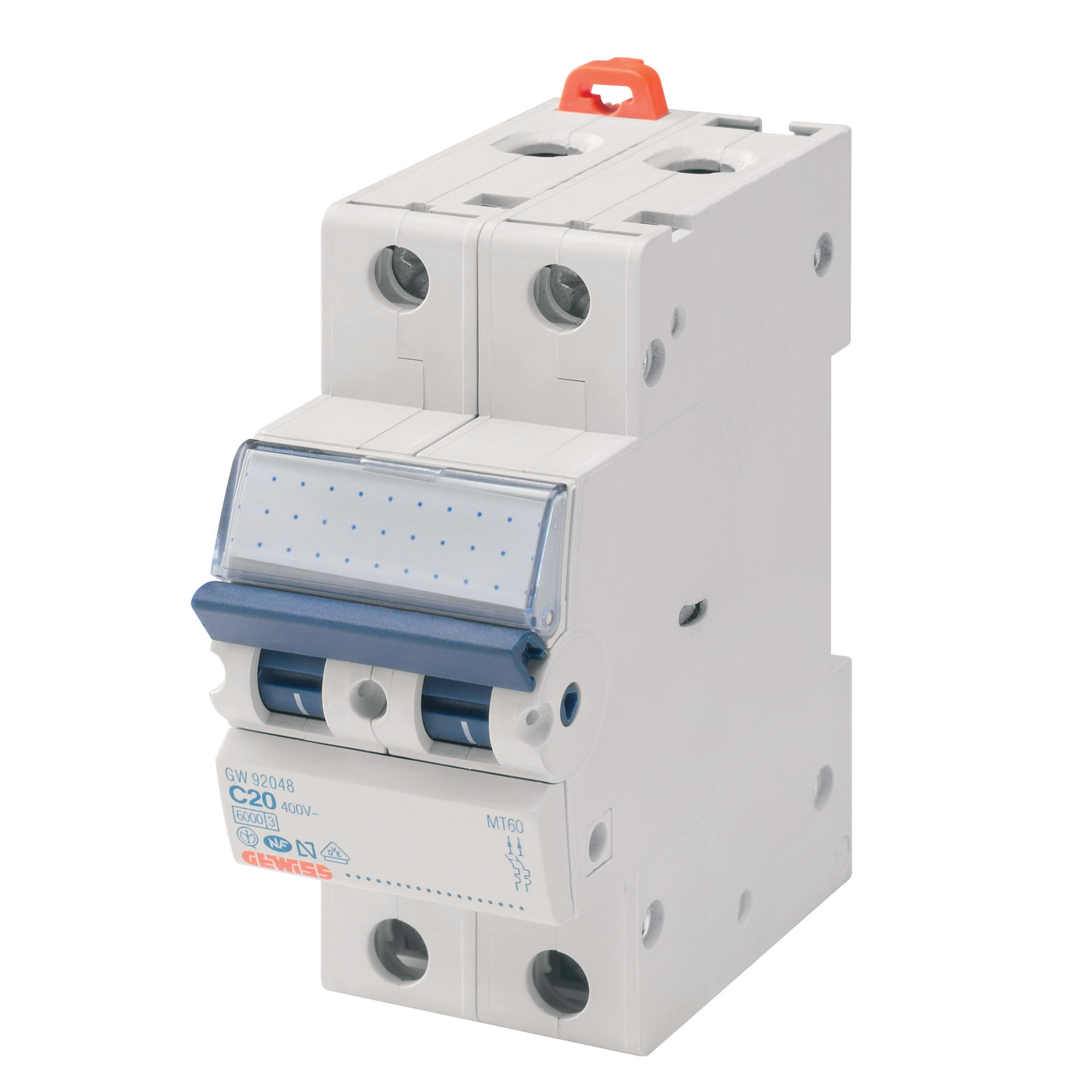 GEWISS GEWGW92254 INT. MAGNETOTERMICO 2P B13 6KA 2M