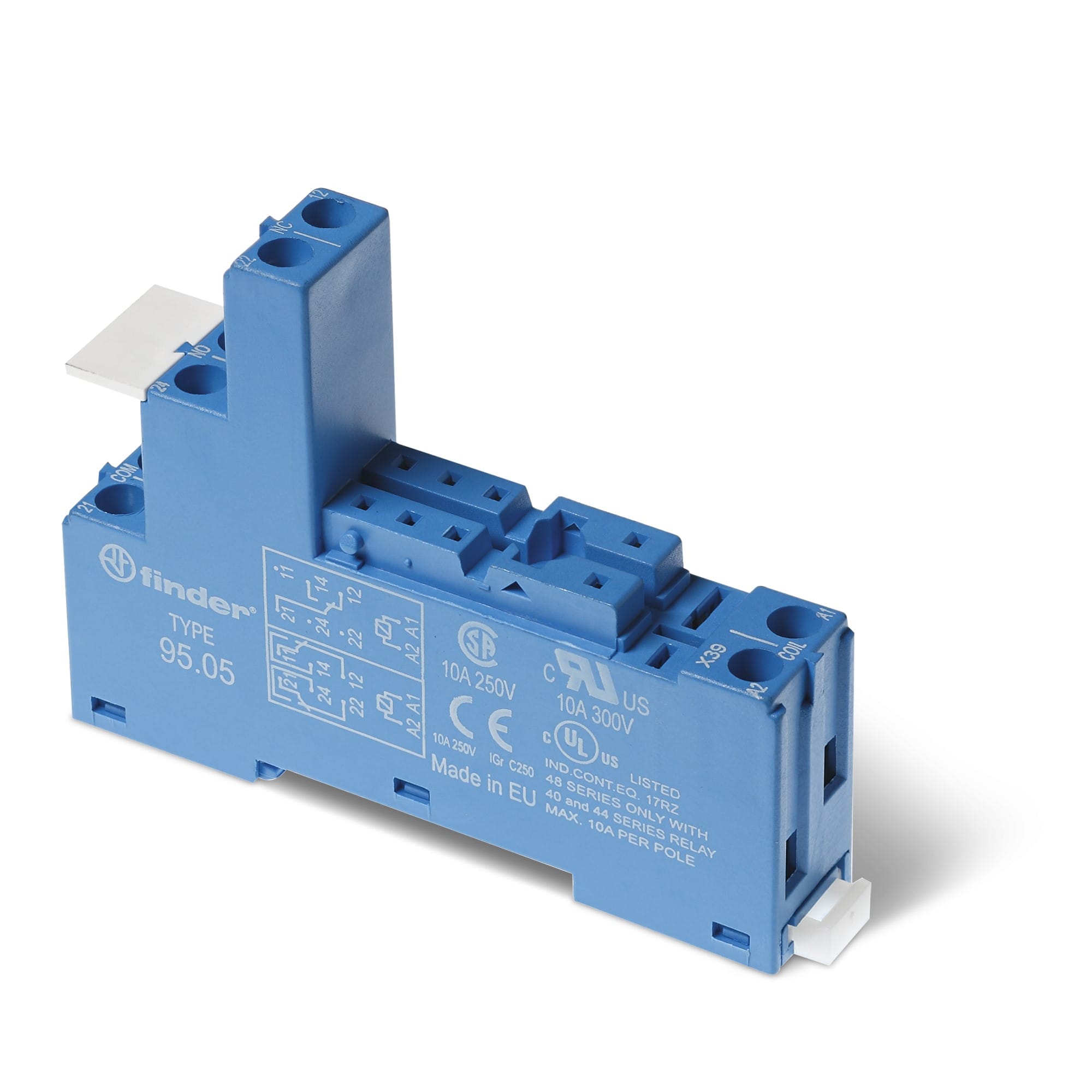 FINDER SPA - FIN95050SMA ZOCCOLO MORSETTI BUSSOLA 1-2P S.40