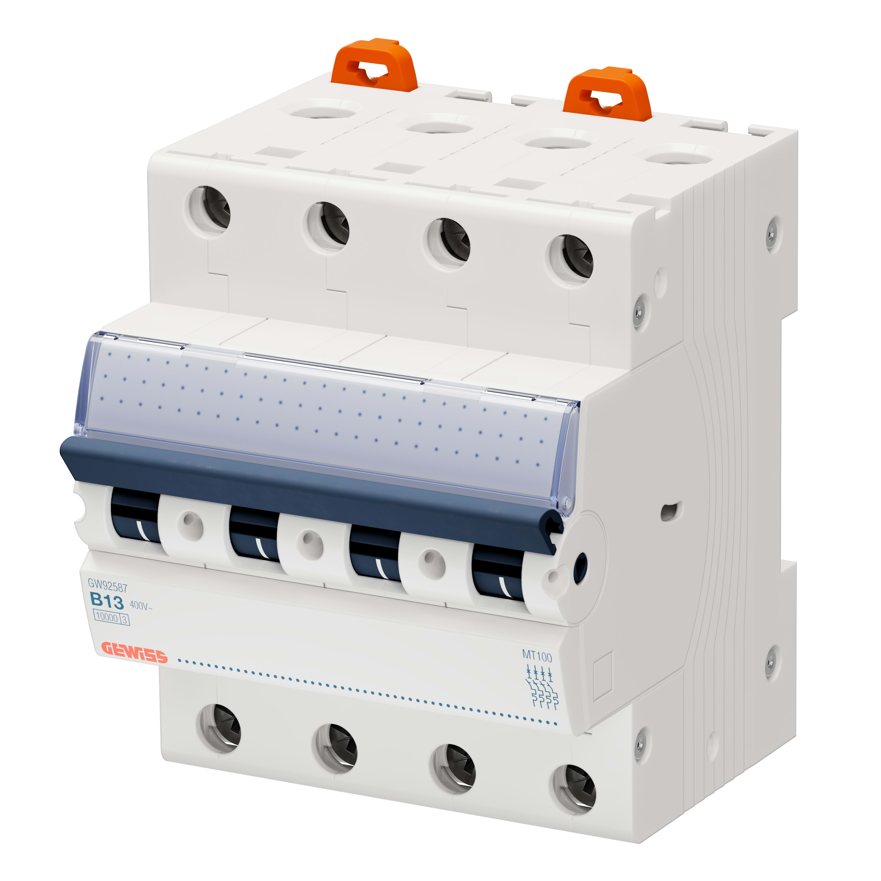 GEWISS GEWGW92587 INT. MAGNETOTERMICO 4P B13 10KA 4M