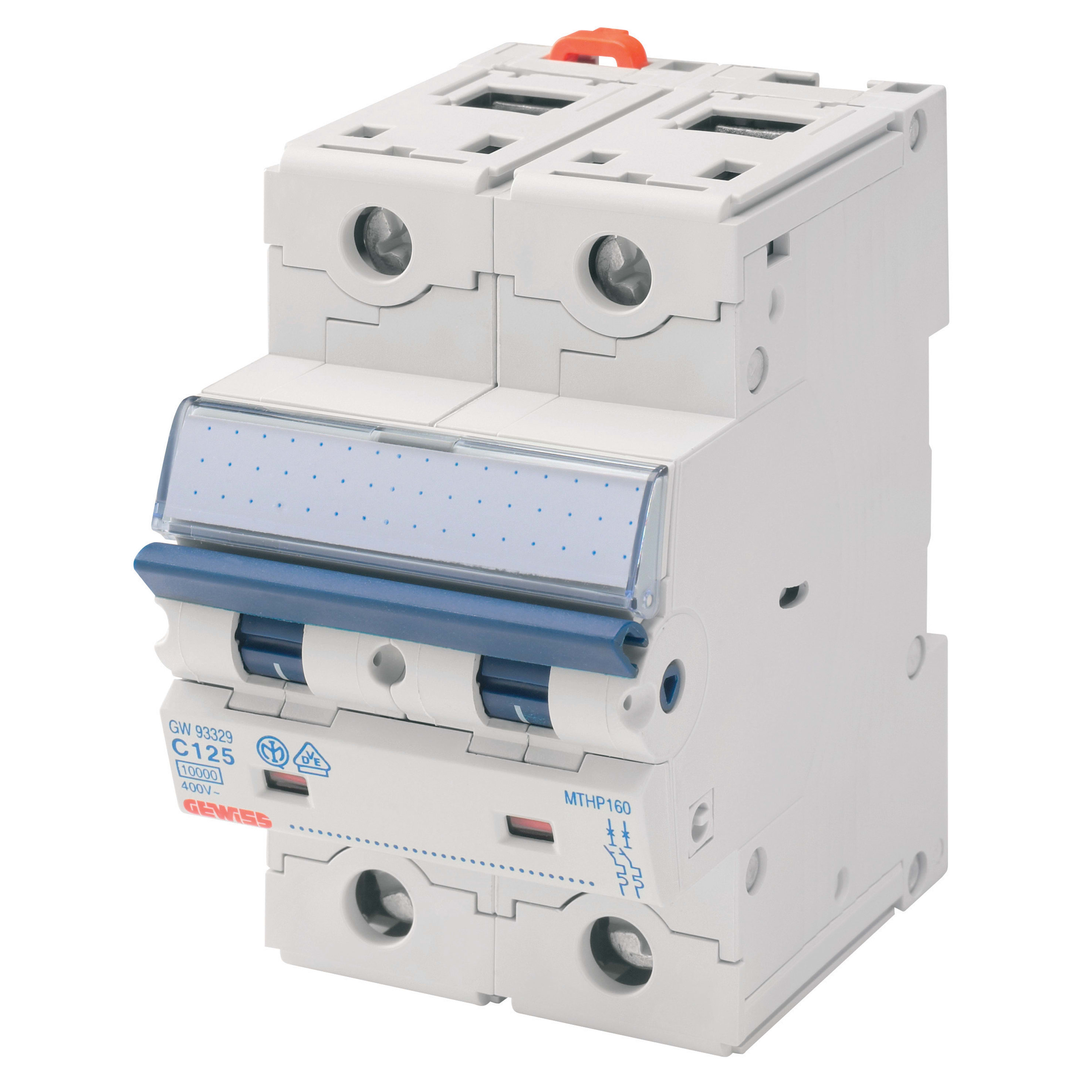 GEWISS - GEWGW93224 INTERRUTTORE MAGNETOTERMICO AD ALTE PRESTAZIONI - MTHP 250 - 2P CURVA C 40A 3 MODULI