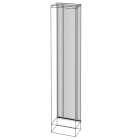 GEWISS - GEWGWD3019 QDX 630L PARETE TELAIO POST 300X1000