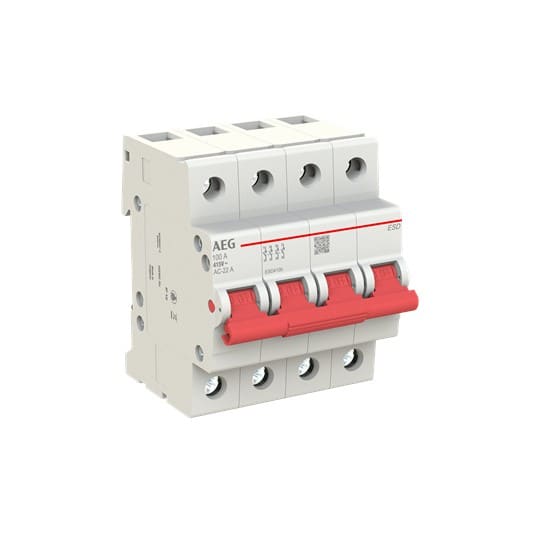 ELETTRA SRL AEG AEGESD40100 SEZIONAT.MODULARE AEG ESD 4P 100A 4M