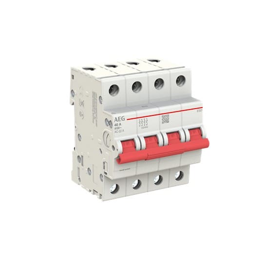 ELETTRA SRL AEG AEGESD4040 SEZIONAT.MODULARE AEG ESD 4P 40A 4M
