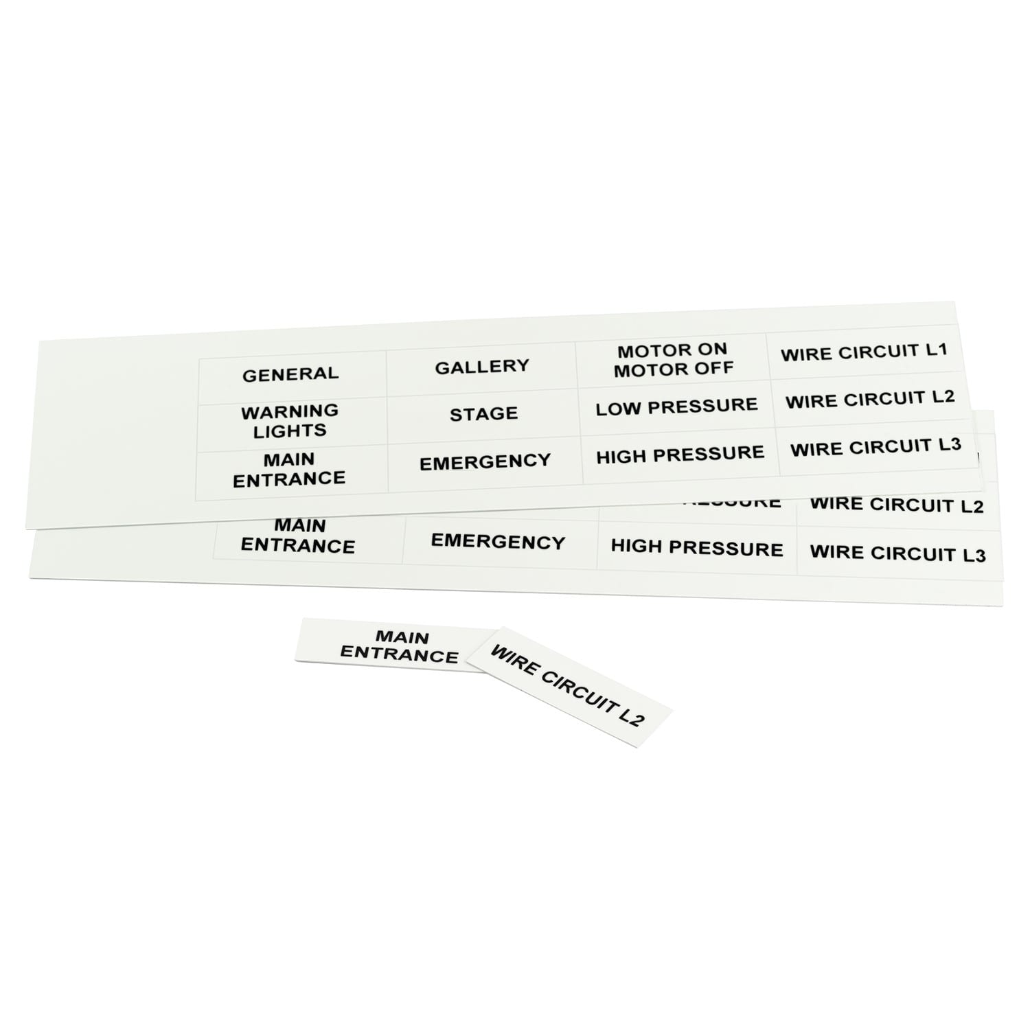 GRAFOPLAST SRL GRAEVOHF41550W TARGHETTA ADES. PC HF BIANCO 50X15 MM15