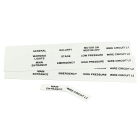 GRAFOPLAST SRL GRAEVOHF41550W TARGHETTA ADES. PC HF BIANCO 50X15 MM15