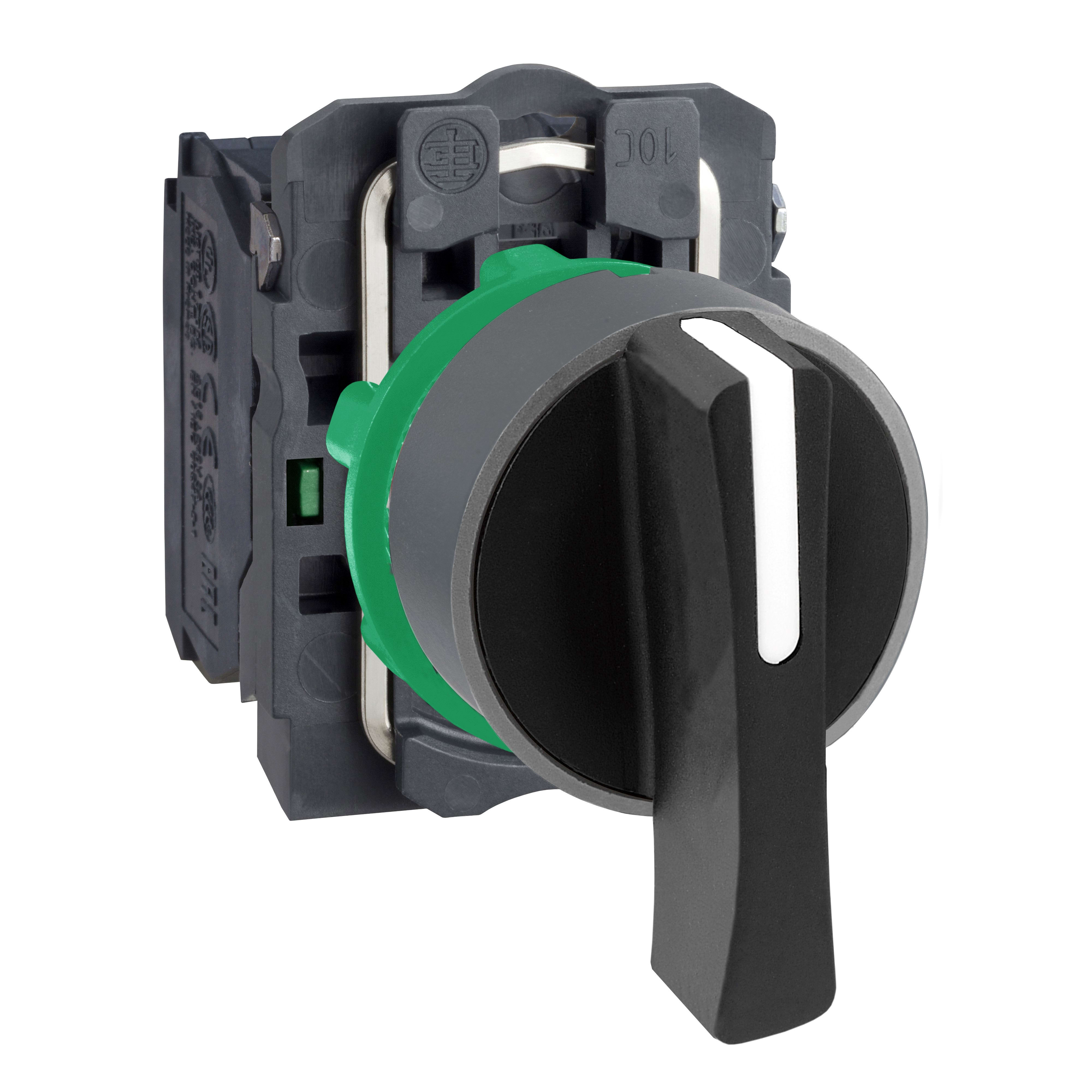 SCHNEIDER ELECTRIC SNRXB5AJ33C0 SELETT. LEVA 3POS. 2NO GHIERA GRIGIA