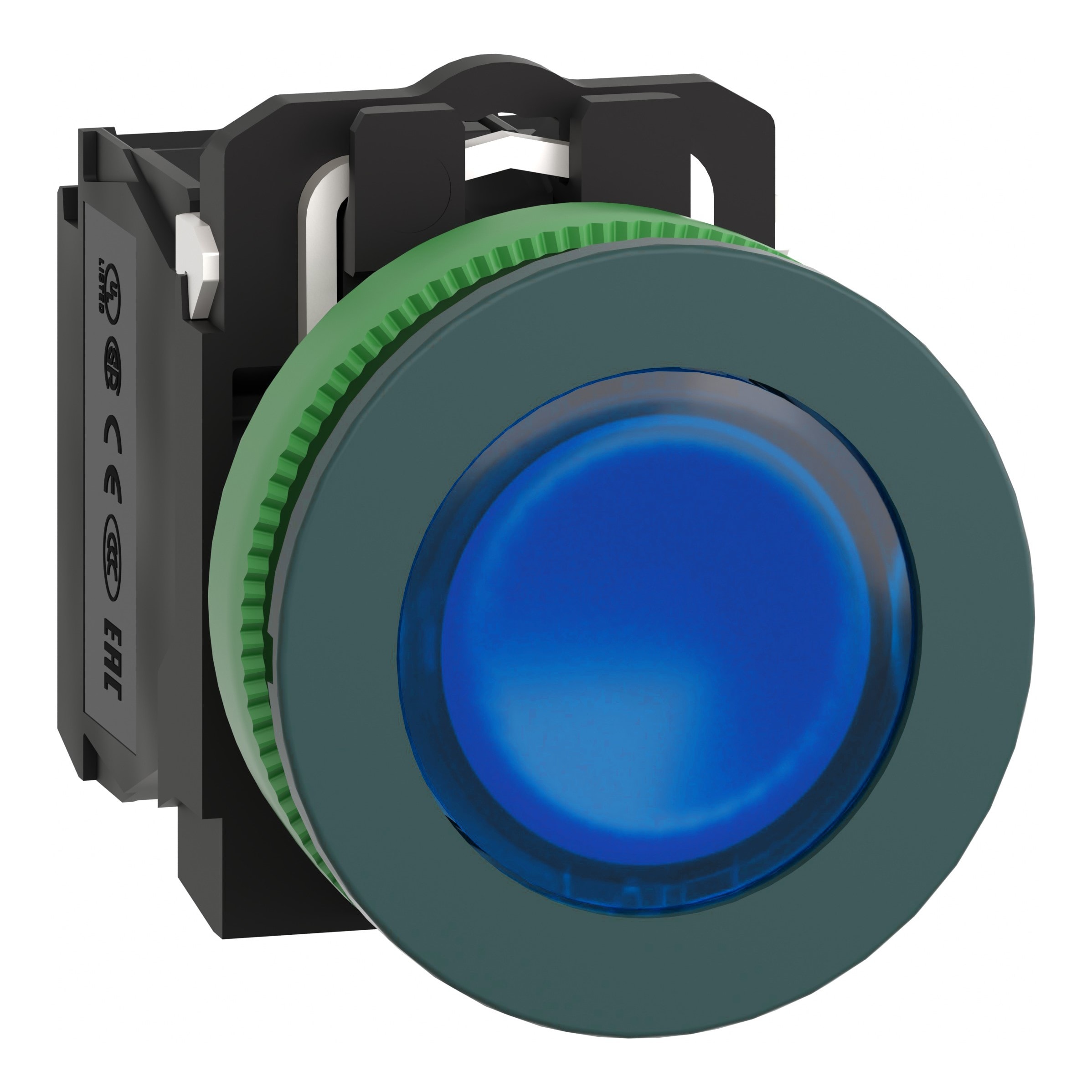 SCHNEIDER ELECTRIC SNRXB5FW36M5 PULS. LUM. BLU 230V NO+NC FILOPANNELLO