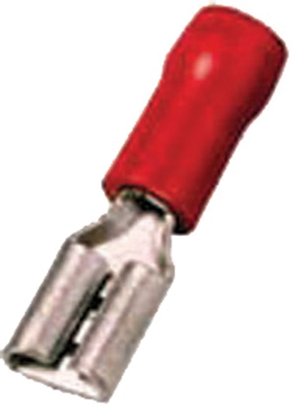 INTERCABLE SRL INRICIQ128FHPC INNESTO FEMMINA ROSSO 2,8X0,8 ISOLATO PC