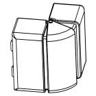 CANALPLAST CANMINI21EVBEU ANG.EST.VAR.25X16 BIA 9010