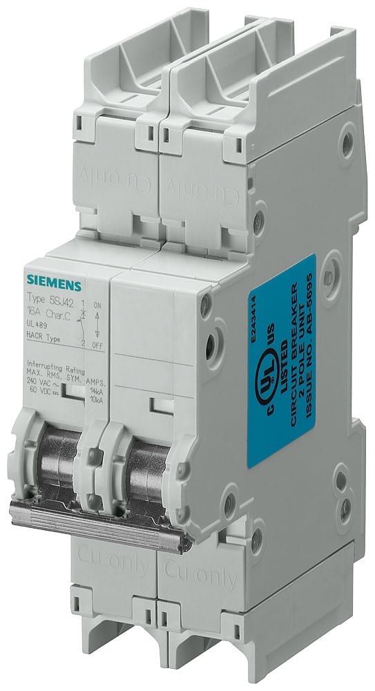 SIEMENS - SIE5SJ42147HG41 INT. MT UL489 OPP.POL.2P C 0,3A 14KA