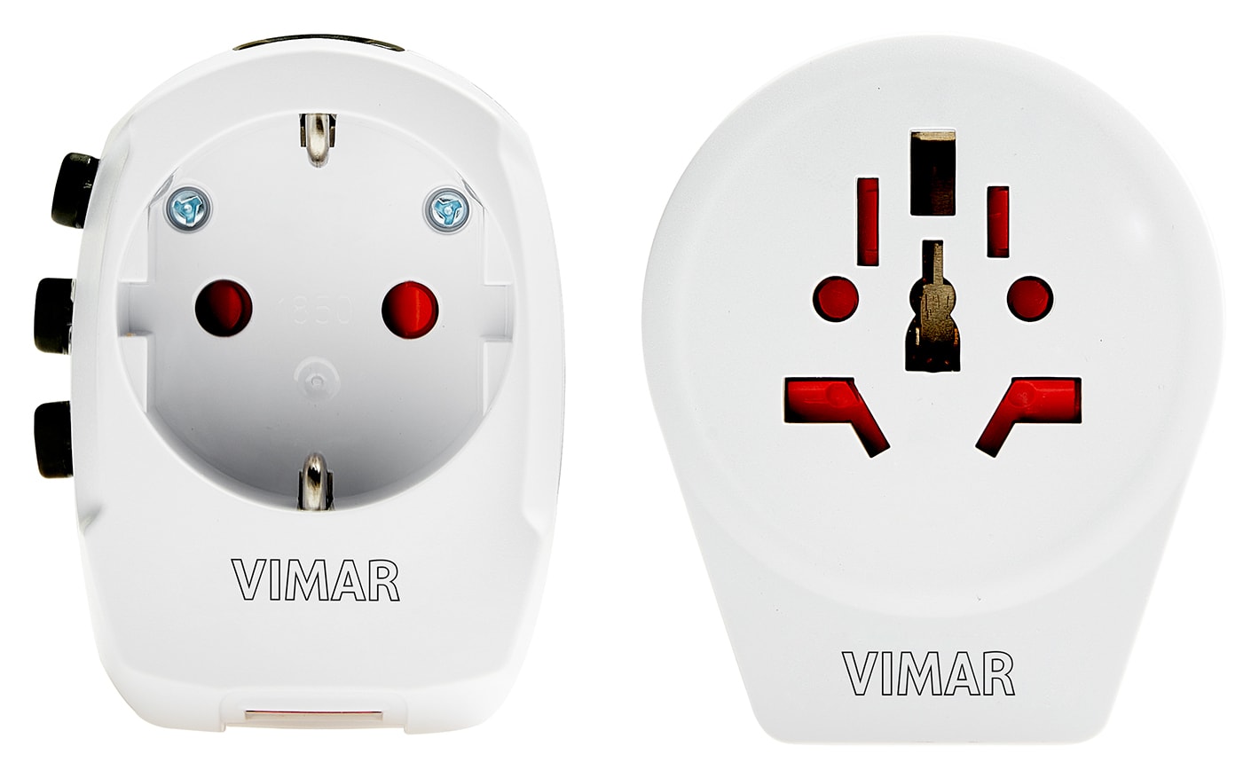 VIMAR SPA VIW0A32303B ADATTATORE UNIVERSALE VIAGGIO+USB BIANCO