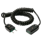 VIMAR SPA - VIW0P32322 Cavo prolunga estensibile 2x0,75 3m nero