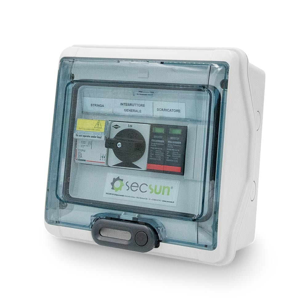 CONTACT ITALIA SRL - IICQCM1601L Quadro di Campo Light per Singola Stringa Fotovoltaica 600 Vdc