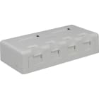 EXCEL - EXL100-004 Excel Cat5e Plus Surface Mount Box 4 Por