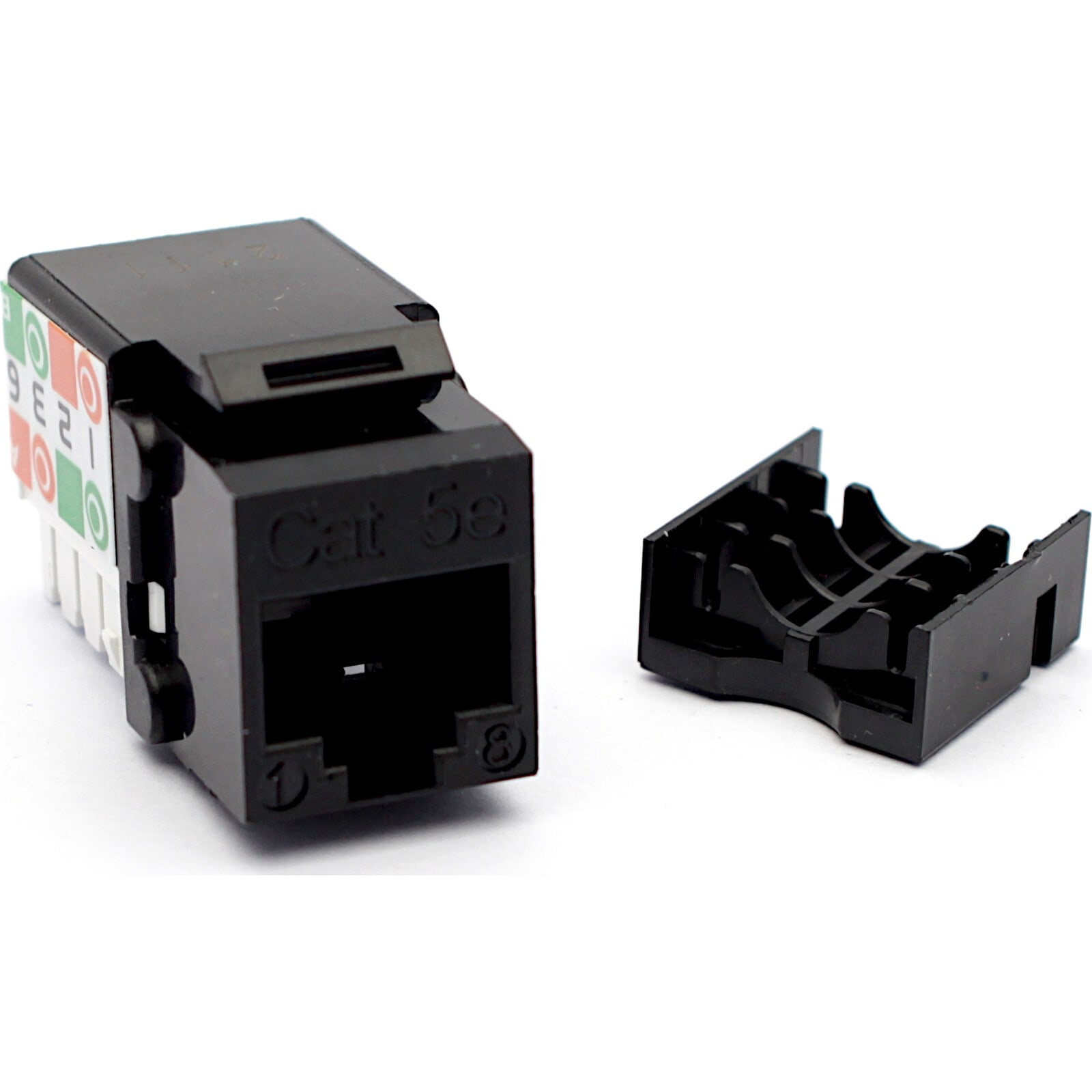 EXCEL EXL100-010-BK Excel Cat5e Unscreened Keystone Jack 90d