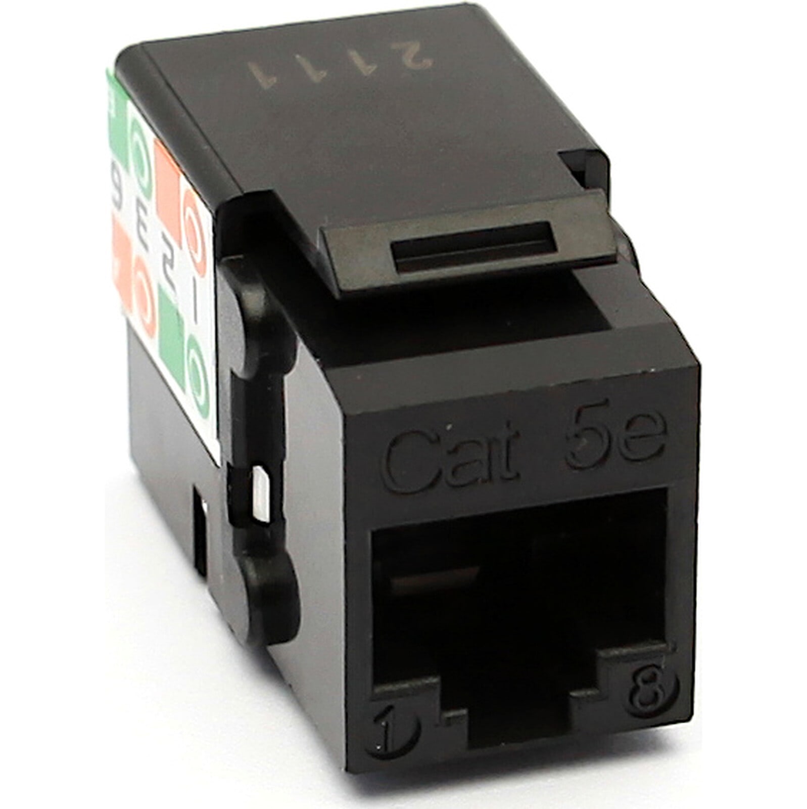 EXCEL EXL100-010-BK-24 Excel Cat5e Unscreened Keystone Jack 90d