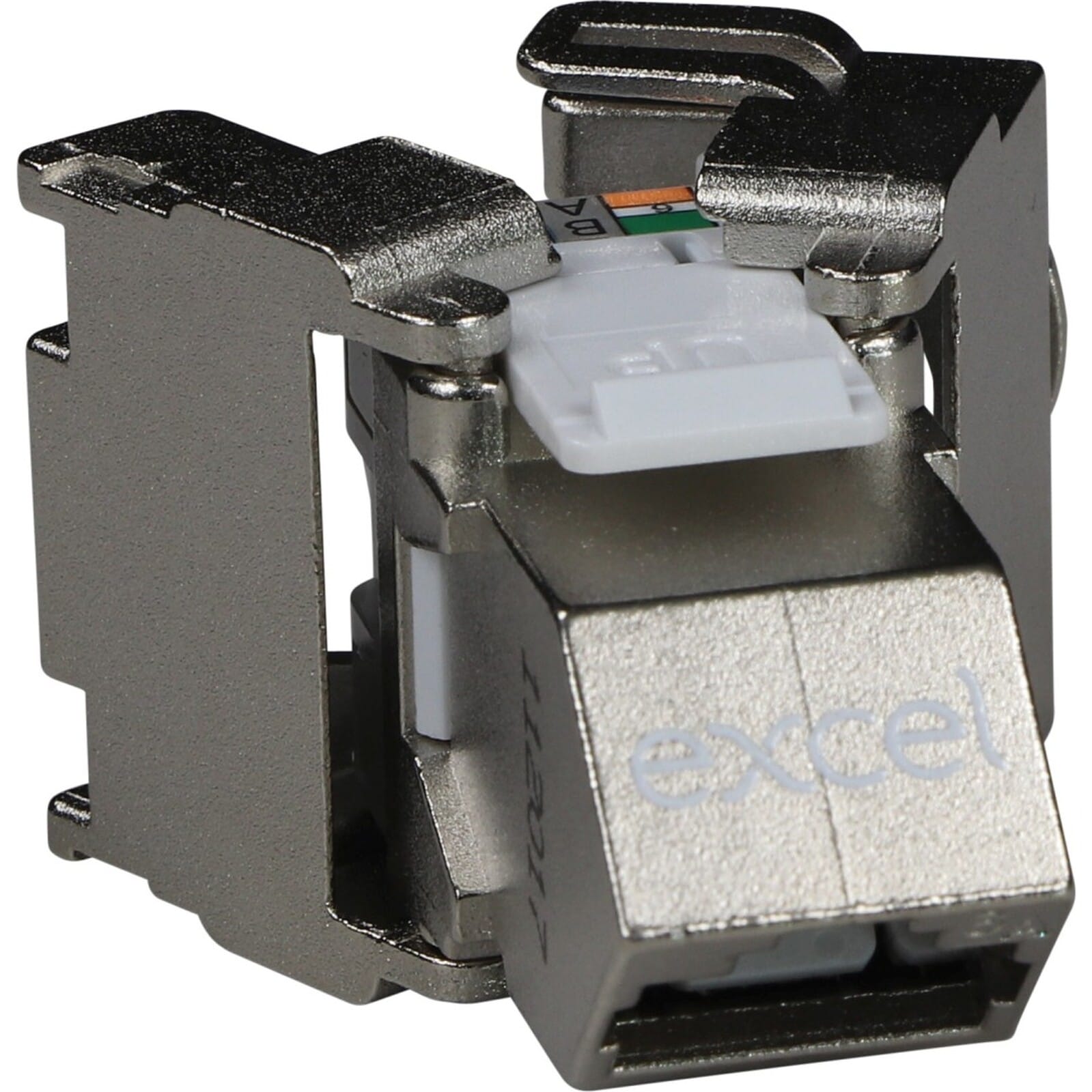 EXCEL EXL100-185-24 Excel Cat6A STP Scr Angl K/S Jack T/L Si