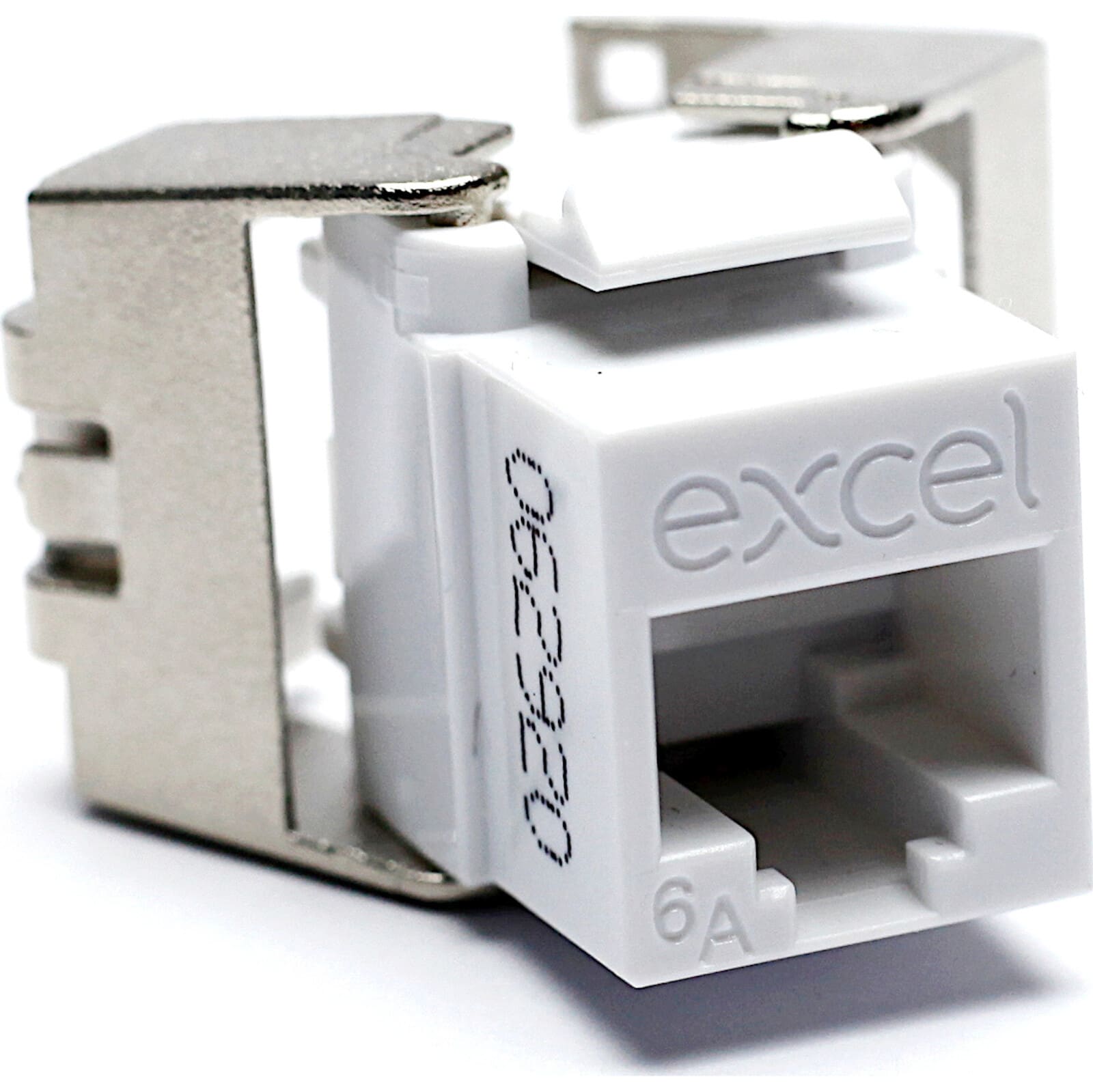 EXCEL EXL100-188-WT-24 Excel Cat6A Unscr Low Profile K/S Jack T
