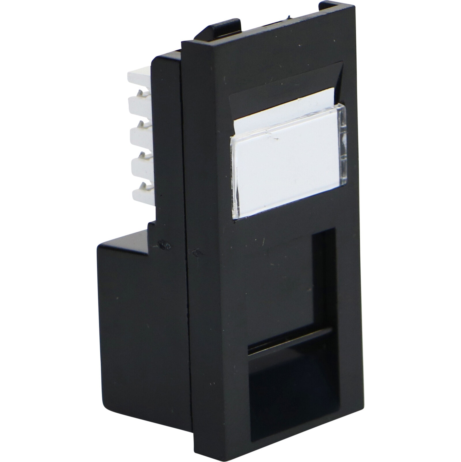 EXCEL EXL100-366-BK Excel Cat6 UTP Unscr Low Prof RJ45 Euro