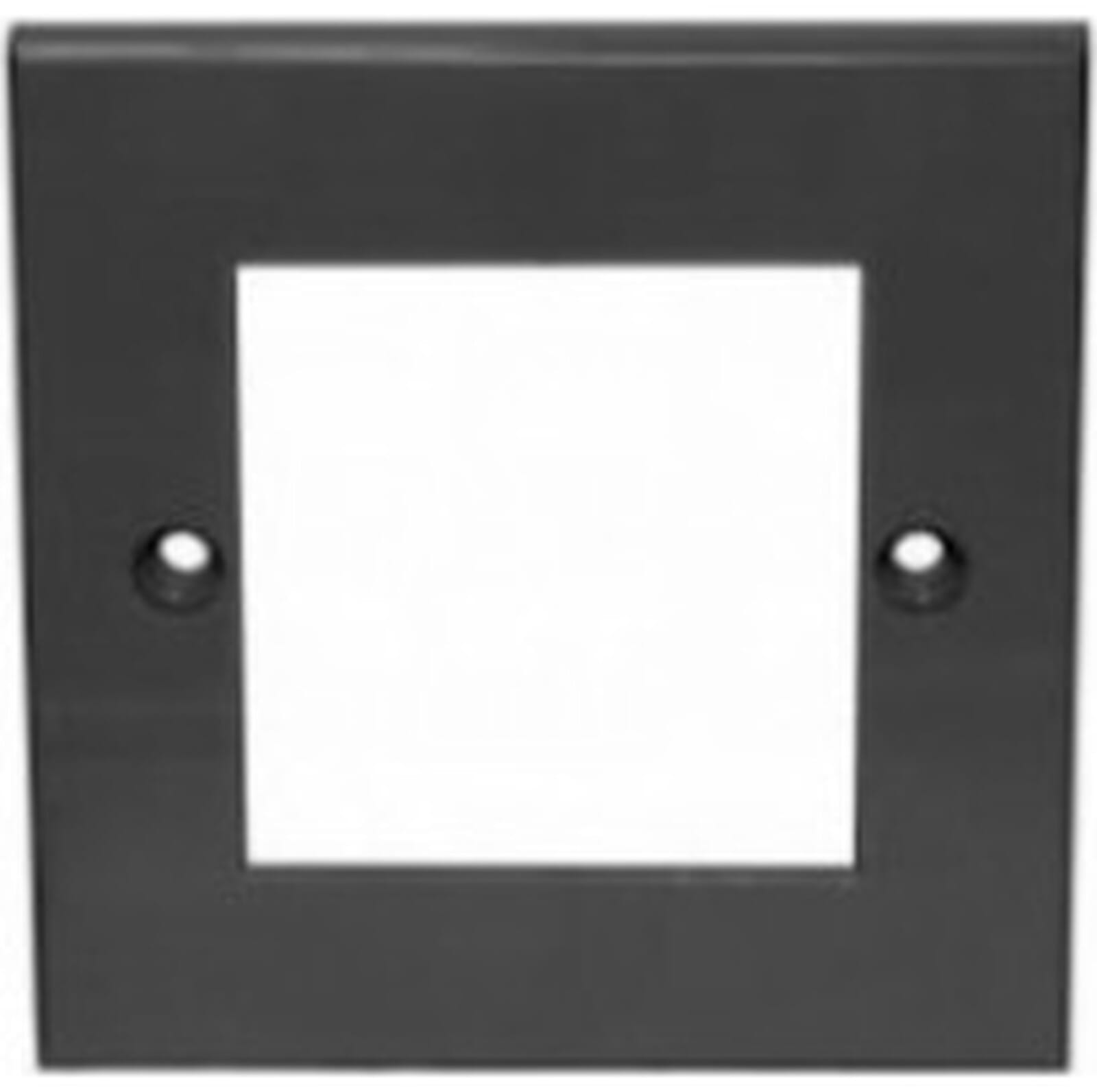 MAYFLEX UK LIMITED EXL100-714-BK Excel Single Gang Flat Plate without Bla