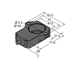 TURCK BANNER SRL TUK100001815 RI60P2-QR20-LU4X2-0.15-DT04-3P