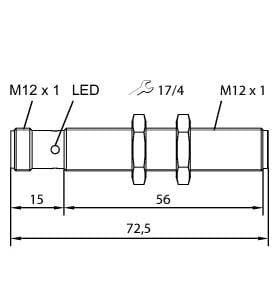 TURCK BANNER SRL TUK100000280 RU20U-M12-LI8X2-H1141