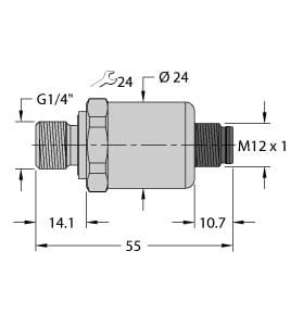 TURCK BANNER SRL TUK100002000 PT0.25R-1004-I2-H1141