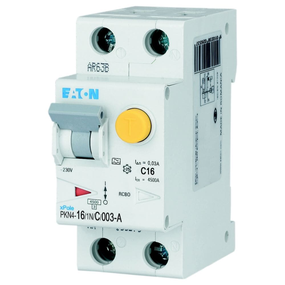 EATON EAO237073 PKN4-16/1N/C/003-A MTD.1N 16A C 0,03 4,5