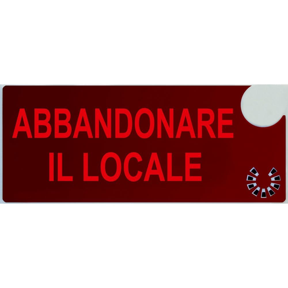EATON EAOCSA08587-1 DICITURA 5965 ABBANDONARE IL LOCALE