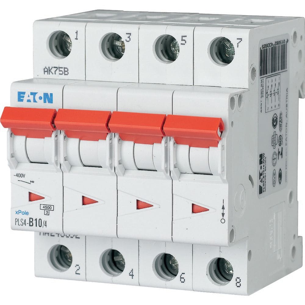 EATON EAO243418 PLS4-C10/4 INT. MT 4,5KA 4P C 10A