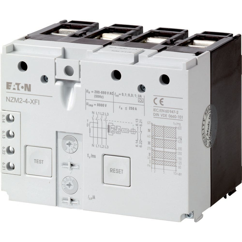 EATON EAO292344 NZM2-4-XFI DIFFEREN. 0,1 - 3A RIT. 4P CL